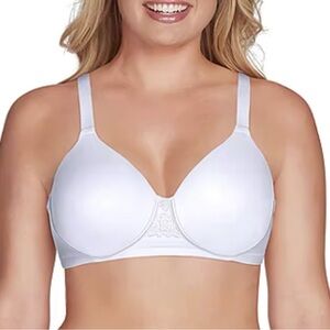 Vanity Fair® Beauty Back® Full-Figure Smoothing Comfort® Wireless Bra NWOT 44B